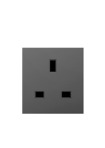 TIS-CLK-PLG-UK-Grey (13A 220V  )